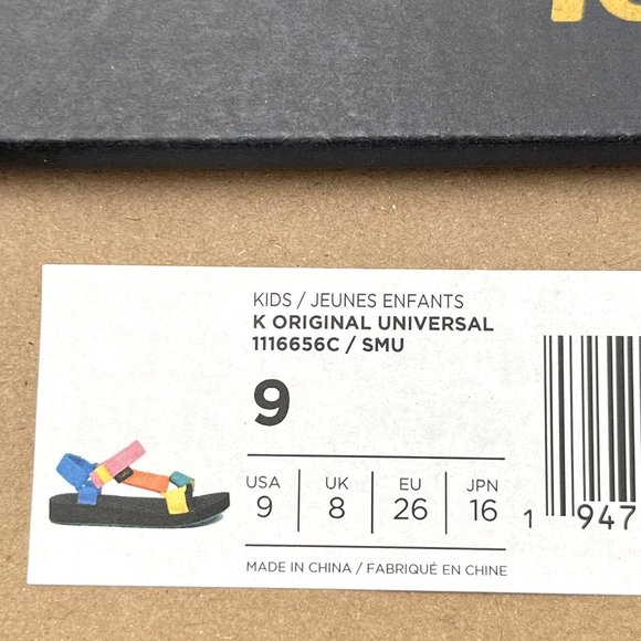 Teva Toddler Girl's Sport Sandals Size 9 Multicolor Lightweight Adjust Straps - Picture 11 of 16